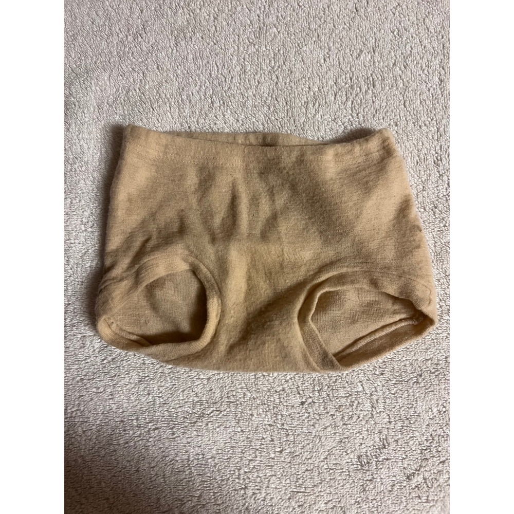 Engel 100% Organic Merino Wool Cloth Diaper Cover Soaker Tan Size 74/80 6-12M
